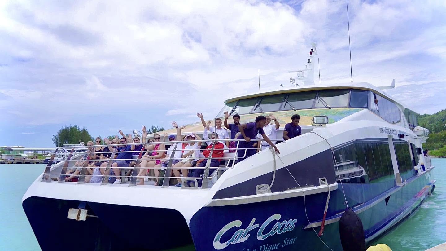 Le catamaran Cat Cocos, Seychelles