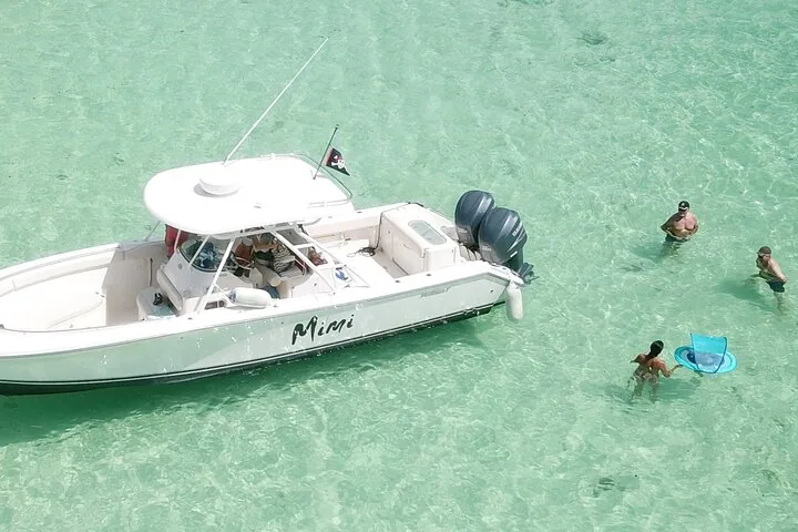 Parc marin de Sainte-Anne : bateau privé, journée